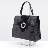 Prada Black Passementerie-Embellished Handbag - Sold for $1,408 on 05-17-2026 (Lot 651).jpg